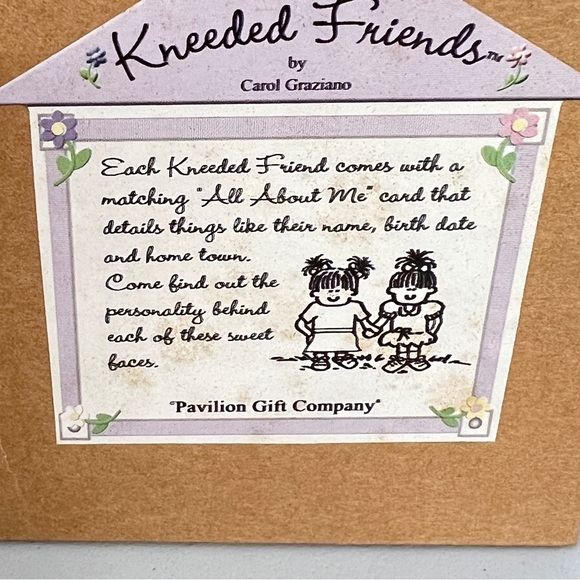 Kneeded Friends The Kneeded Angels Ashley #6616 Doll with Lollipop Figurine NIB - Picture 10 of 13